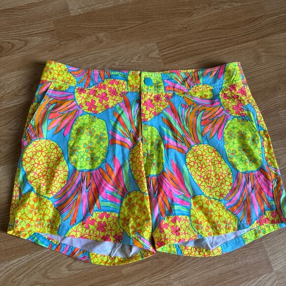 Chubbies - The Hooligans Neon Pineapple Pockets Swim Trunks Shorts